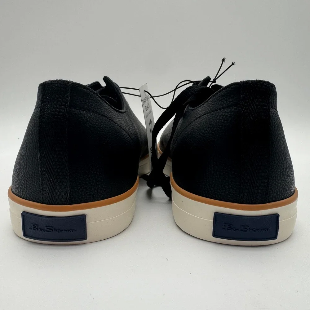 Ben Sherman Dorset Lo LX Black Low Top Sneakers Men's Size‎ 12 NEW